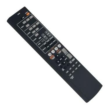 Imagem de Controle remoto de substituição RAV523 ZJ66520 compatível com receptor AV Yamaha HTR-2067 HTR2067 ZJ66520 RX-V571 RX-V381 RX-V383 RX-V383BL HTR-3065 HTR-3065BL HTR-3066 Sistema estéreo RX-V373
