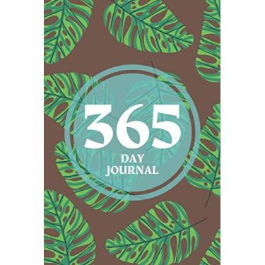 Imagem de 365 Day Journal - One Page A Day | Unlined | Undated | 6x9 Daily Dairy | Foliage Pattern Cover: Daily Diary for 365 days of Journaling. Gift for Family and Friends