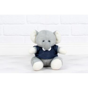 Imagem de SAFARI ELEFANTE PROVENCE DE PELUCIA 18 CM - PARA DECORAÇÃO (Camiseta e gravata marinho liso)