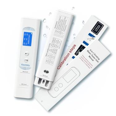 Imagem de kactoily testes de água potável para residências, trailers, caminhadas, camping, viagens | toc, bacalhau, ec, uv275, medidor de temperatura e tds testador digital de água em água de torneira