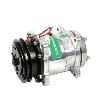 Imagem de Bomba compressora de ar condicionado automotivo, 1 peça, 12/24v, para sistema de ar condicionado automotivo, bomba de ar frio de uso geral modificado(V)