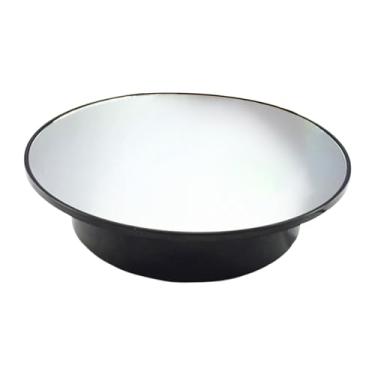 Imagem de Dynwave Suporte giratório elétrico para joias, velocidades ajustáveis, ornamentos, suporte de exposição rotativo para bolo, modelos de brinquedo, fotografia, Espelho Base Preto