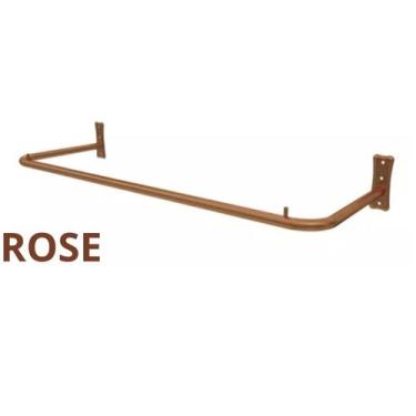 Imagem de Arara Parede Cabideiro Roupa 100cm LOJA - Varias Cores - FIDEL, ROSE