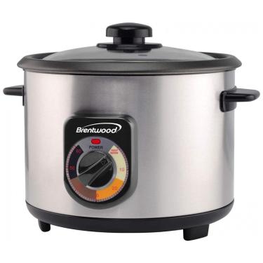 Imagem de Panela de Arroz Elétrica 2L Multifuncional com Desligamento Automático, 110v, BRENTWOOD TS 1216S, Prateado