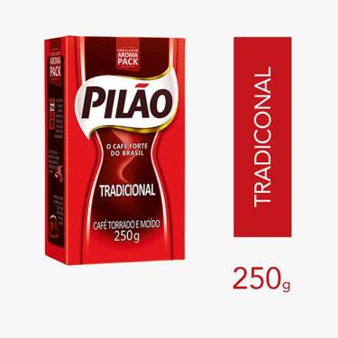 Imagem de Café Pilão Tradicional Torrado E Moído 250G = Vácuo