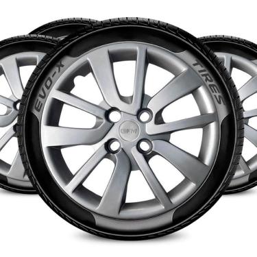 Imagem de Jogo Calota Aro 14 4x100 Design Sandero Compatível Renault