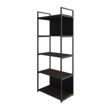 Imagem de Estante C/05 Prateleiras 152x60x33cm C/Fundo Yon - Metalig, Terracota/