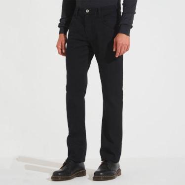 Imagem de Calça Jeans Forum Paul Slim Ou25 Preto Masculino, 44