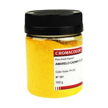 Imagem de Pigmento Artístico Cromacolor 100g 101 Amarelo Cadmio Claro