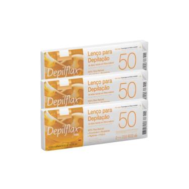 Imagem de Kit 3 Lenço Para Depilação 50UN - Depilflax