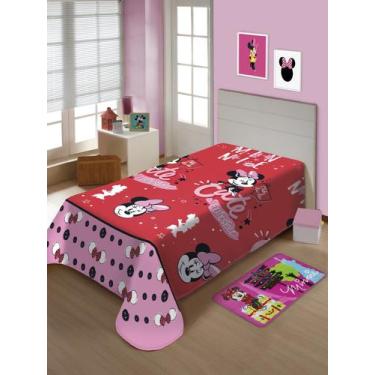Imagem de Manta Disney Infantil 150x200cm - Jolitex, Manta Fun Minnie