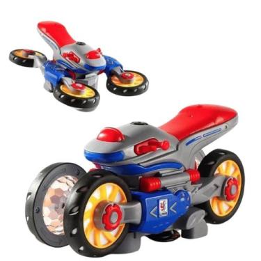 Imagem de Brinquedo Moto Radical Bate E Volta Com Giro Musical C/ Luz - STORE SH