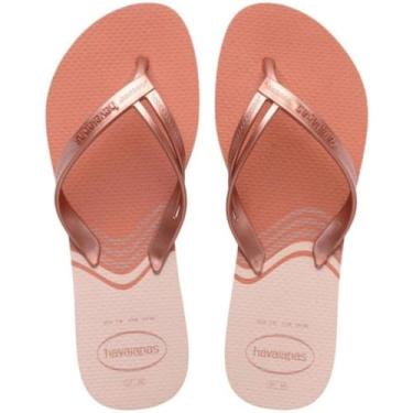 Imagem de SANDALIA HAVAIANAS ELEGANCE PRT FC ROSA CLAY 41/42
