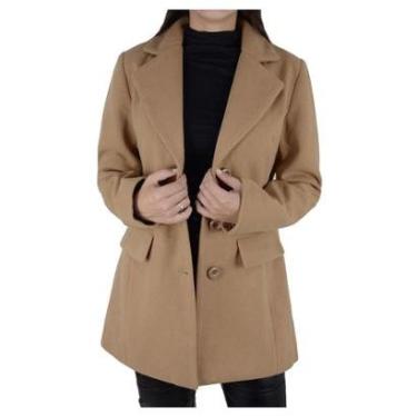 Imagem de Casaco Feminino Facinelli By Mooncity Marrom Kaqui - 610259-Feminino