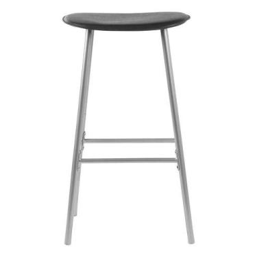 Imagem de Banqueta De Bar Sem Encosto 74x43 Cm Suporta 100 Kg - Just Home Collec