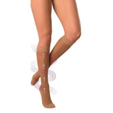 Imagem de Meia 3/4 Lupo 59900-001 Terapêutica Alta Compressão 19-21 mmHg, Preto,