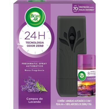 Imagem de Bom Ar Automático Aerossol Freshmatic Campos de Lavanda Aparelho + Refil 250ml