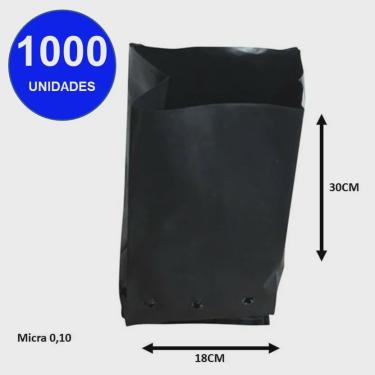 Imagem de Sacos Muda 18x30 0,10 Milheiro