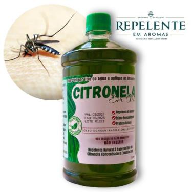 Imagem de Óleo de Citronela Repelente Concentrado - 1 x 1 Litro - faz 200 litros