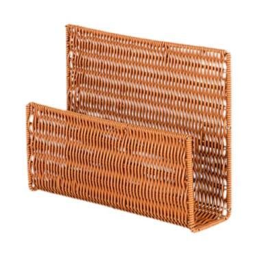 Imagem de Fenteer Livro da mesa BookEnd Bookshelf Display Stand Book Shelf Decorative Tecida Revista Rack Organizador para Office Workspace Farmhouse Mail, 30cmx9.5cmx23cm