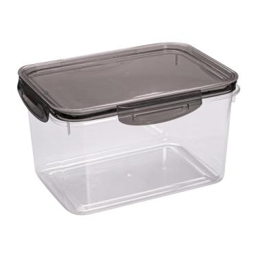 Imagem de Pote Trava Mais Retangular Cristal 4L Plasútil