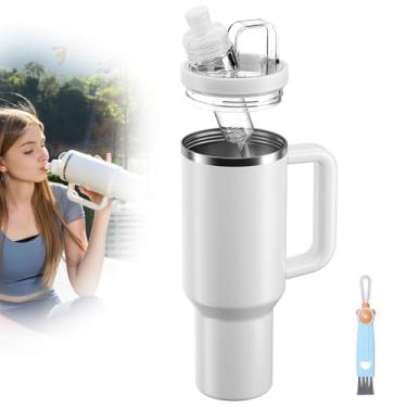 Imagem de YETARAN Adaptador De Copo Para Stanley Compatível Com Cartuchos De Sabores, Encaixe Em Copos Stanley Quencher H2.0 De 30 Oz E 20 Oz Para Cartuchos De Sabores, Instalação Direta, Silicone À Prova De