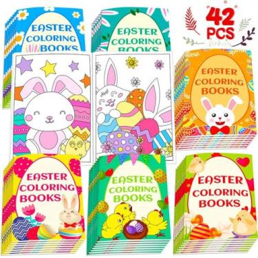 Imagem de Livros para colorir Lionoble Easter Kids 1-3, 3-5, 4-8, 42 pacotes