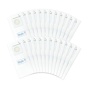 Imagem de Pacote com 24 sacos de aspirador de pó estilo 7 compatíveis com os aspiradores Bissell Power Force Série 1739 3522 3525 71Y7 3554 3545 6592 3550 3553, peça de substituição nº 32120