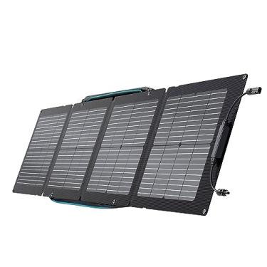 Imagem de EF ECOFLOW Painel Solar Portátil de 110W, Dobrável com Bolsa de Transporte, Alta Eficiência de 23%, Design à Prova d'Água e Poeira IP68 para Camping, Caravanas ou Quintal