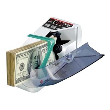 Imagem de Mini Máquina Contar Notas Dinheiro Cédulas Portátil Bivolt