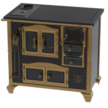 Imagem de Fogao a Lenha Venax n 2 Imperador Premium Caldeira Preto SE