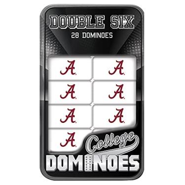 Imagem de MasterPieces NCAA Alabama Crimson Tide Collector Edition Double Six Dominoes