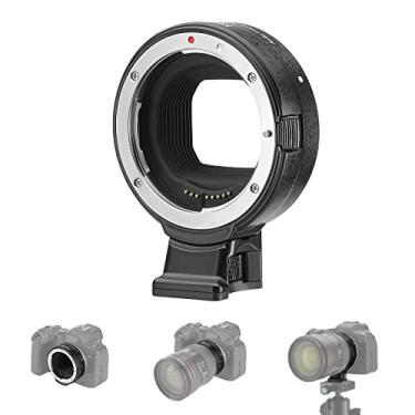 Imagem de NEEWER Adaptador de montagem EF para EOS R, lente EF/EF-S para montagem RF Anel conversor de foco automático compatível com Canon EOS R Ra RP R6 Mark II R6 R5 R3 R7 R10 R8 R50, carga máxima: 4,4