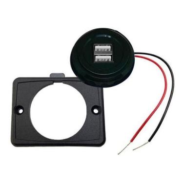 Imagem de Carregador Veicular Moldura Removivel 2 Saidas Usb Roadstar - Kit de P