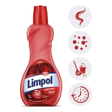 Imagem de Limpador Perfumado Multiuso Encanto Amor Limpol Bombril 1l
