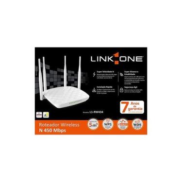 Imagem de Roteador wireless n 450m l1 rw 434 - LINKONE