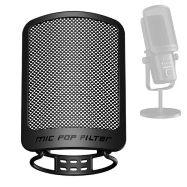 Imagem de Aokeo Filtro pop, filtro pop para microfone para gravação vocal, vídeos do YouTube, streaming, compatível com a maioria dos microfones