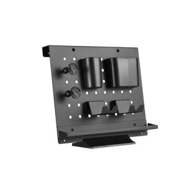 Imagem de Suporte headset/organizador de mesa customizavel preto pcyes - so-da06