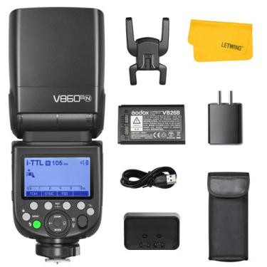 Imagem de Flash Godox V860III V860III-N para Nikon com bateria de íon de lítio