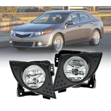 Imagem de LEVANLIGHT Faróis De Neblina Com Lentes Transparentes Para Honda Acura Tsx 2009-2010, Dianteiros Lâmpadas Halógenas H11 12V 55W | Kit Interruptor E Fiação, 33900-Tl0-A01, 33950-Tl0-A01