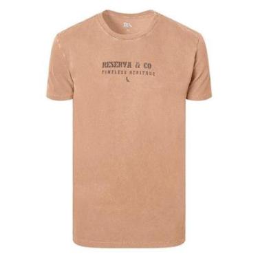 Imagem de Camiseta Reserva Slim Estampa Timeless Masculina Cinza-Masculino