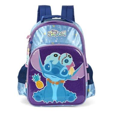Imagem de Mochila Costas Escolar Infantil Original Stitch Disney - Luxcel, Viole