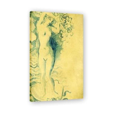 Imagem de Murais de Vênus e Cupido Diego Rivera - Arte do Realismo Socialista Mexicano, Muralista do Século 1656, Coleção Clássica do Museu de Nova York para Decoração de Casa 20 x 36 cm