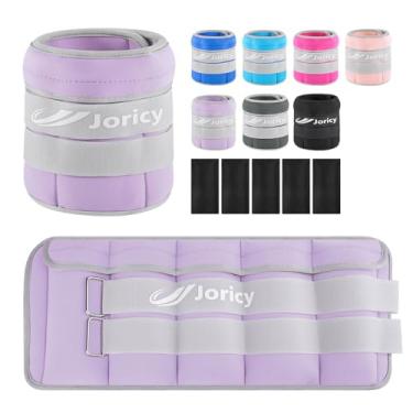 Imagem de JORICY Pesos Ajustáveis Para Tornozelos Mulheres, Homens E Crianças, De 1 A 20 Libras, Par Pulso, Perna Braço Com Peso Removível, Treinamento Força, Corrida Peso, Caminhada, Corrida, Fitness, Treino