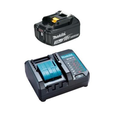 Imagem de Carregador De Bateria DC18WC + 1 Bateria 18v 3ah Makita