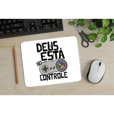 Imagem de Mouse Pad Gamer Deus está no Controle