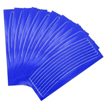 Imagem de HARFINGTON 80 peças de tiras refletivas para rodas 1 x 21 cm, adesivos refletores noturnos refletores de segurança refletores adesivos para bicicleta ao ar livre para veículos, trailers, caminhões