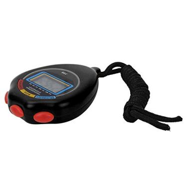 Imagem de Cronômetro Eletrônico Esportivo Profissional Yctze, Perfeito para Atletismo, Corrida, Corrida e Natação - Cronômetro Definitivo para Crianças e Adultos (Preto)