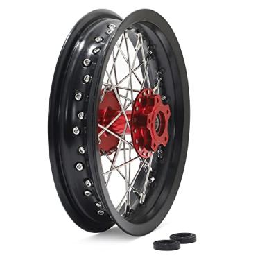 Imagem de TOFR Cubo de aro de roda de raio traseiro de 35,5 cm x 5,5 cm para Surron SUR-RON Light Bee X LBX para Segway X160 X260 para 79 Bike Falcon M/E Ride Pro-SS