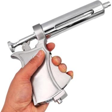 Imagem de Pistola De Seringa De Gado Seringa Animal Ajustável Semi 50ml Videira Contínua Inion Ca...
